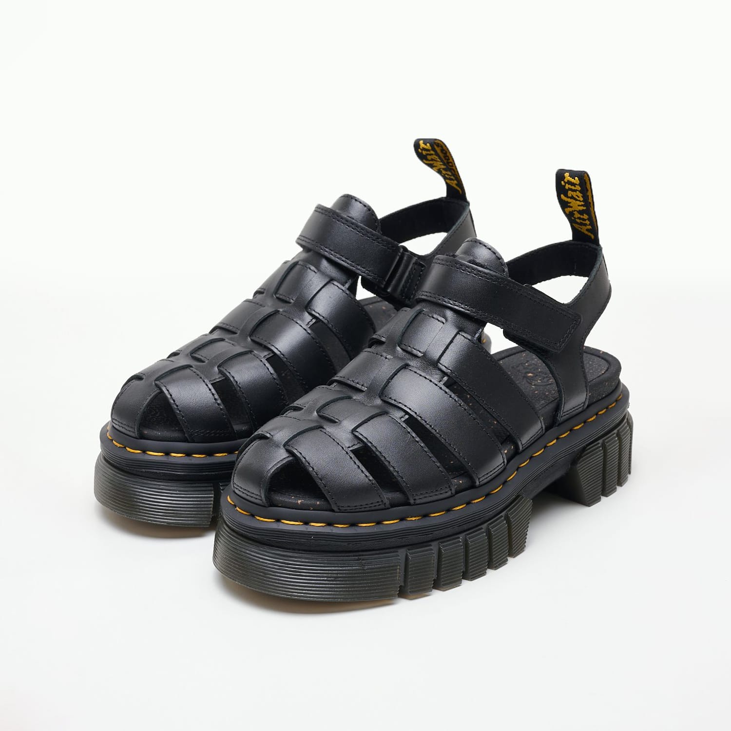 Women Sandals Ricki.Fisherman Black Leather Dr. Martens Women Sandals Ricki.Fisherman Black Leather Dr. Martens
