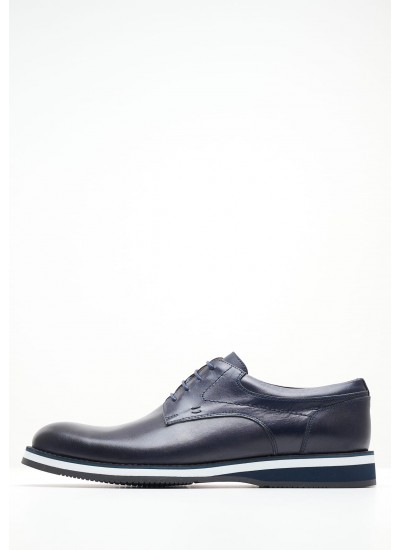 Men Shoes 49202 Blue Leather Vice