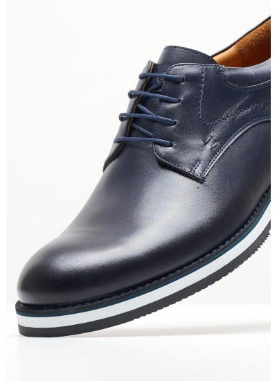 Men Shoes 49202 Blue Leather Vice