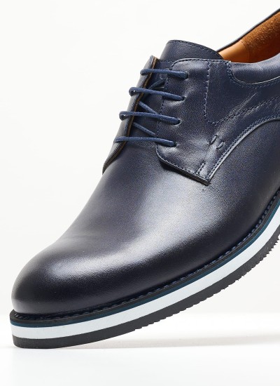 Men Shoes 49202 Blue Leather Vice