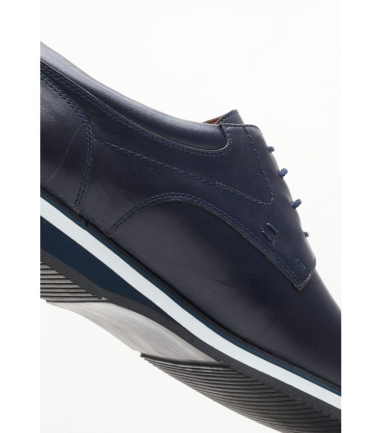 Men Shoes 49202 Blue Leather Vice