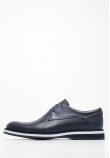 Men Shoes 49204 Blue Leather