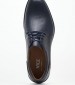 Men Shoes 49204 Blue Leather