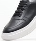 Men Casual Shoes 49304 Black Leather Vice