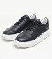 Men Casual Shoes 49304 Black Leather Vice