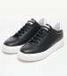 Men Casual Shoes 49306 Black Leather Vice