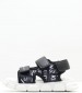 Παιδικές Σαγιονάρες & Πέδιλα Aop.Sandal Μαύρο ECOleather Calvin Klein