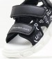 Kids Flip Flops & Sandals Aop.Sandal Black ECOleather Calvin Klein