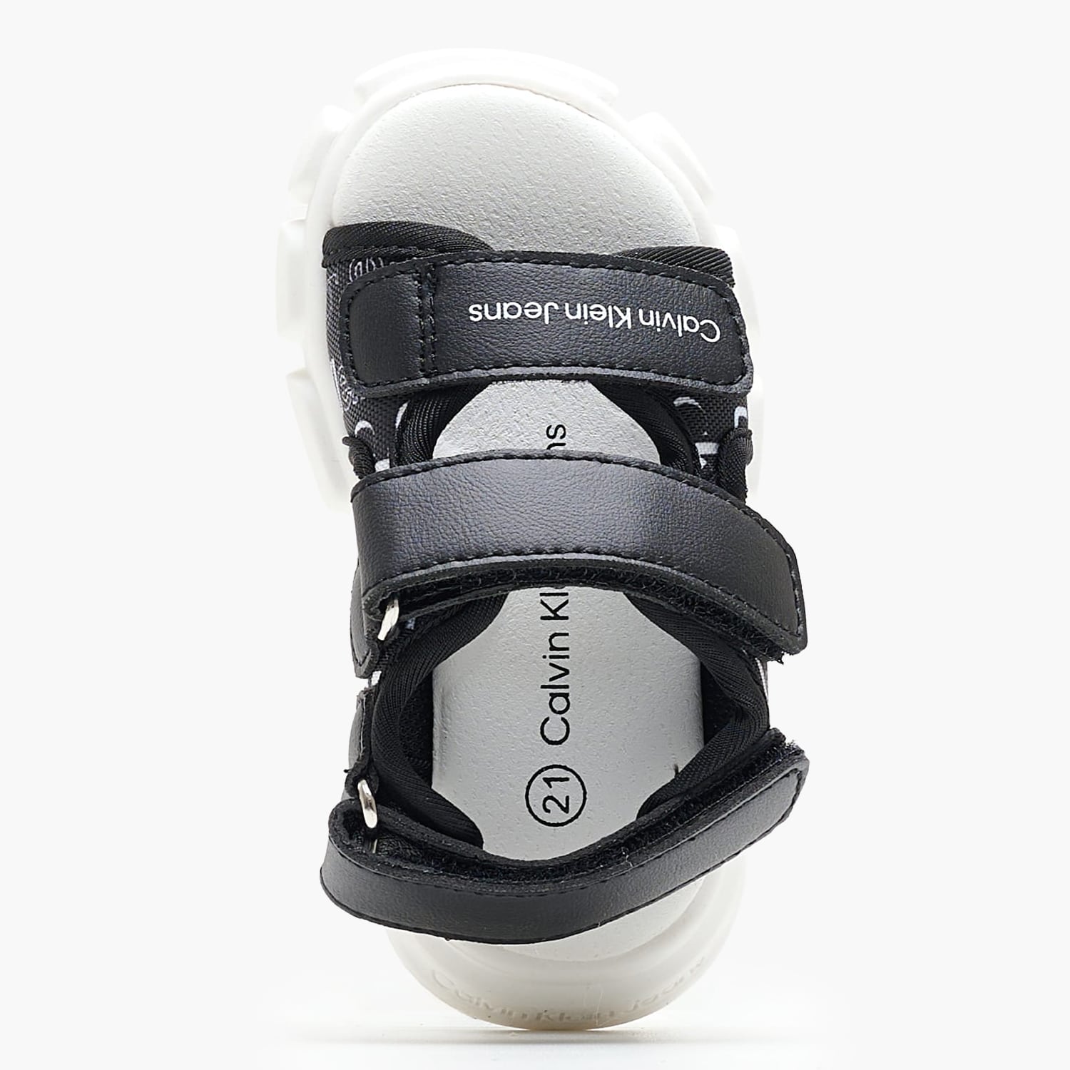 Παιδικές Σαγιονάρες & Πέδιλα Aop.Sandal Μαύρο ECOleather Calvin Klein Σαγιονάρες & Πέδιλα Calvin Klein Aop.Sandal-Black