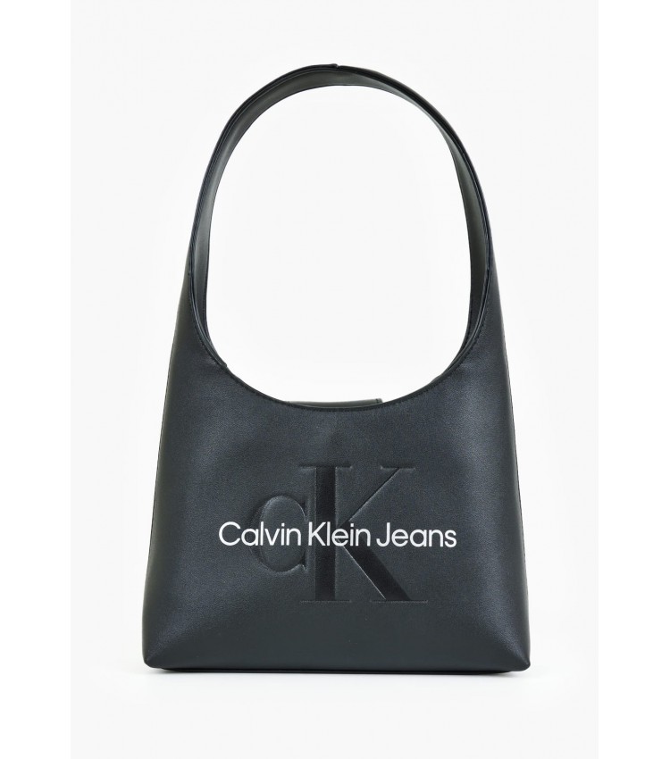 Women Bags Arch.Bag22 Black ECOleather Calvin Klein