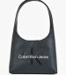 Women Bags Arch.Bag22 Black ECOleather Calvin Klein