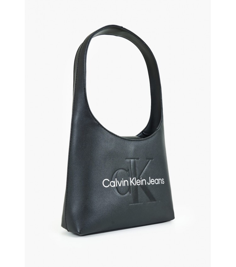 Women Bags Arch.Bag22 Black ECOleather Calvin Klein