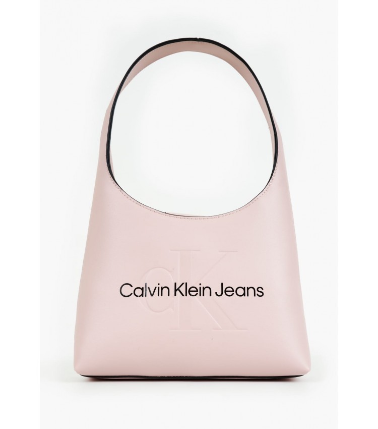 Women Bags Arch.Bag22 Pink ECOleather Calvin Klein