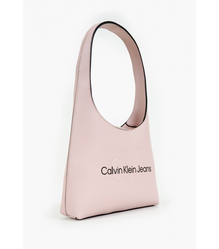 Women Bags Arch.Bag22 Pink ECOleather Calvin Klein