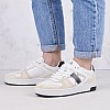 Γυναικεία Παπούτσια Casual Basket.Nbs Άσπρο Δέρμα Calvin Klein Γυναικεία Παπούτσια Casual Basket.Nbs Άσπρο Δέρμα Calvin Klein