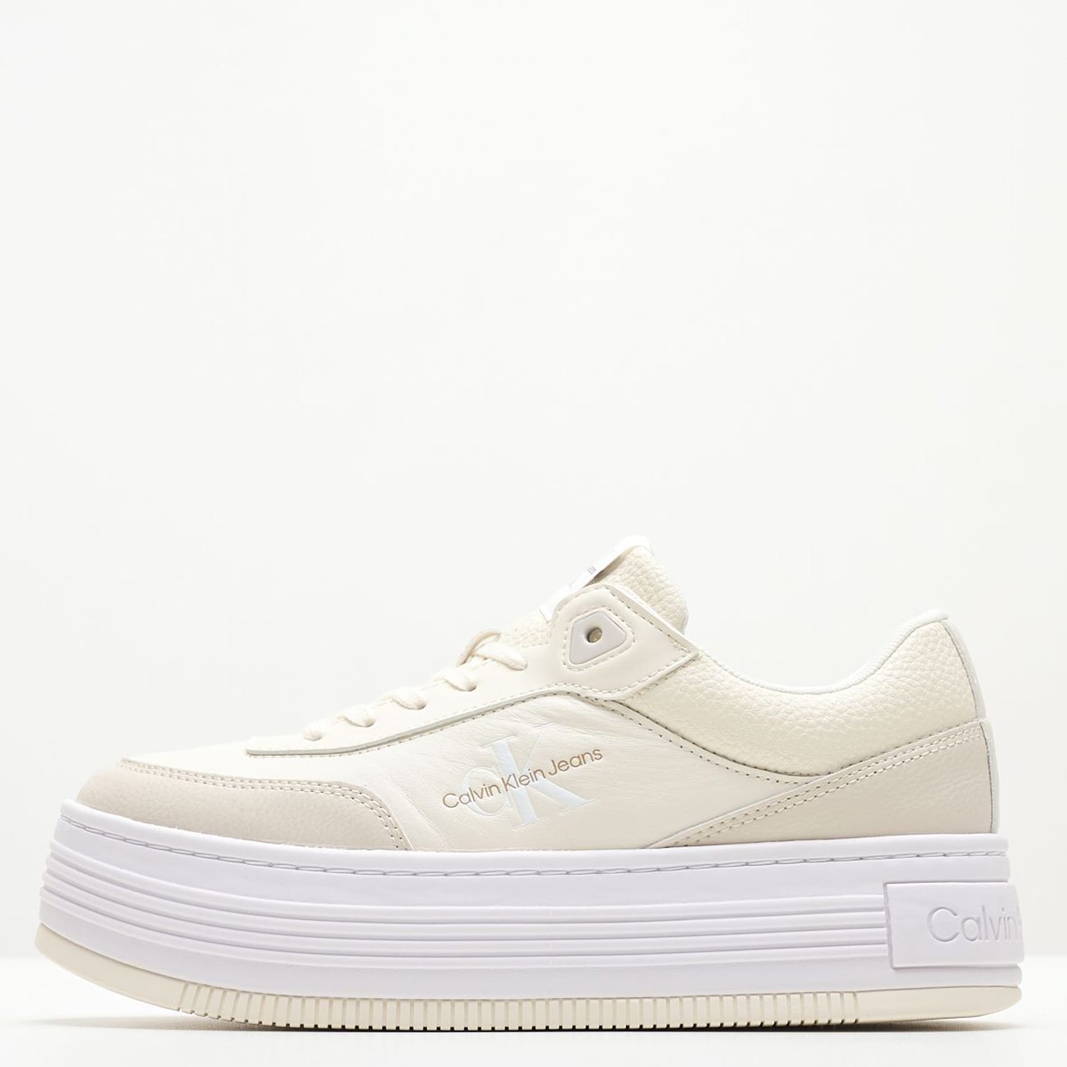 Γυναικεία Παπούτσια Casual Bold.Flat Μπεζ Δέρμα Calvin Klein