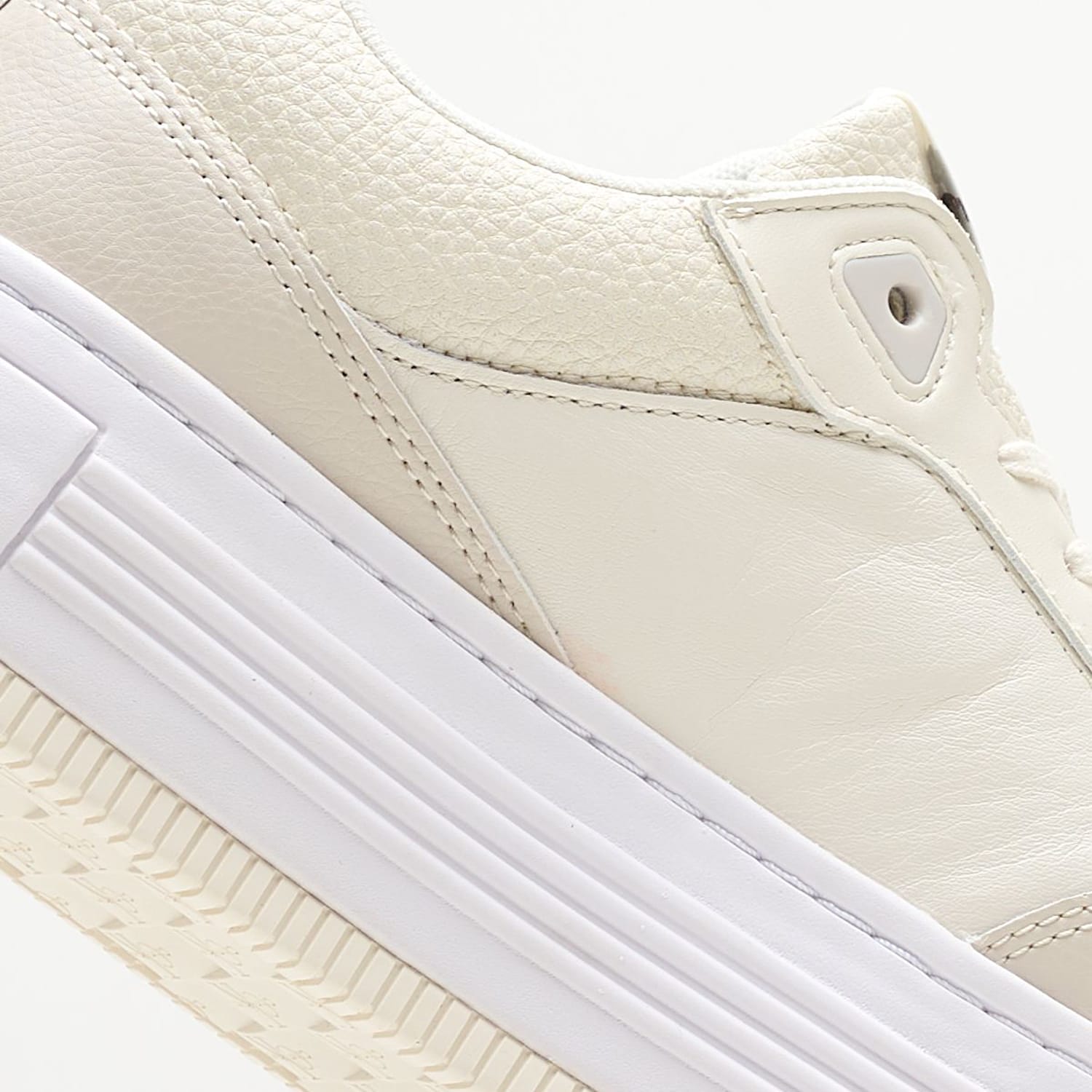 Γυναικεία Παπούτσια Casual Bold.Flat Μπεζ Δέρμα Calvin Klein Γυναικεία Παπούτσια Casual Bold.Flat Μπεζ Δέρμα Calvin Klein