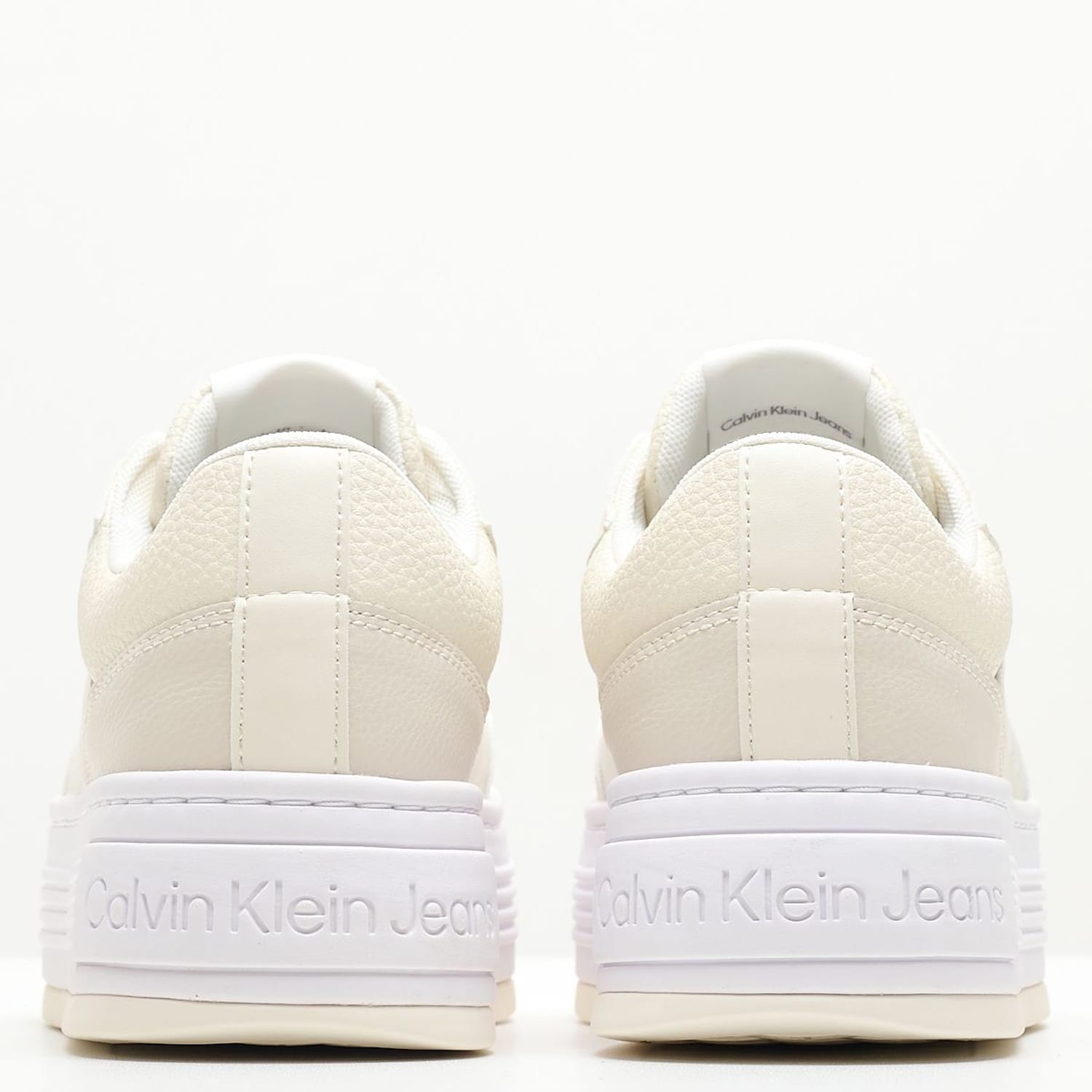 Γυναικεία Παπούτσια Casual Bold.Flat Μπεζ Δέρμα Calvin Klein Γυναικεία Παπούτσια Casual Bold.Flat Μπεζ Δέρμα Calvin Klein