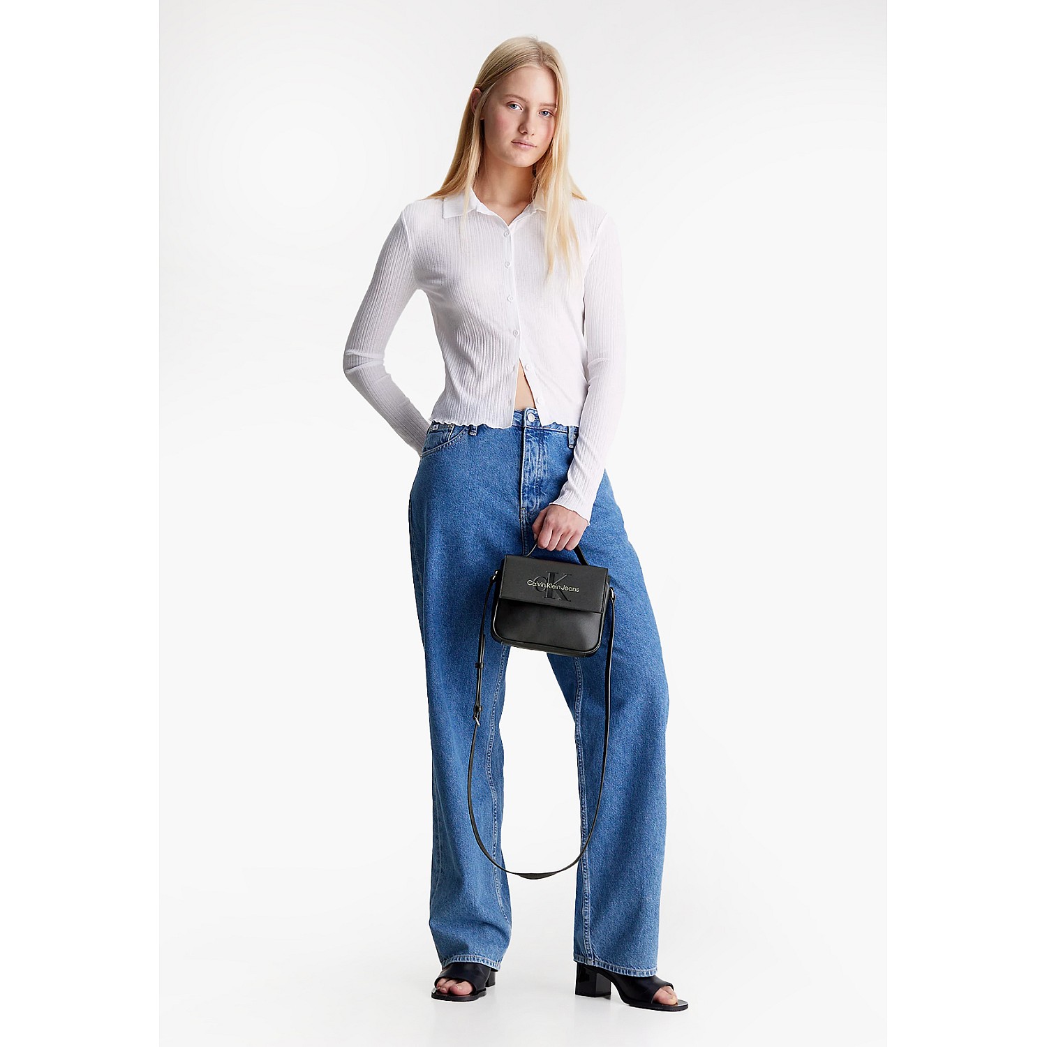 Γυναικείες Τσάντες Boxy.Flap Μαύρο ECOleather Calvin Klein