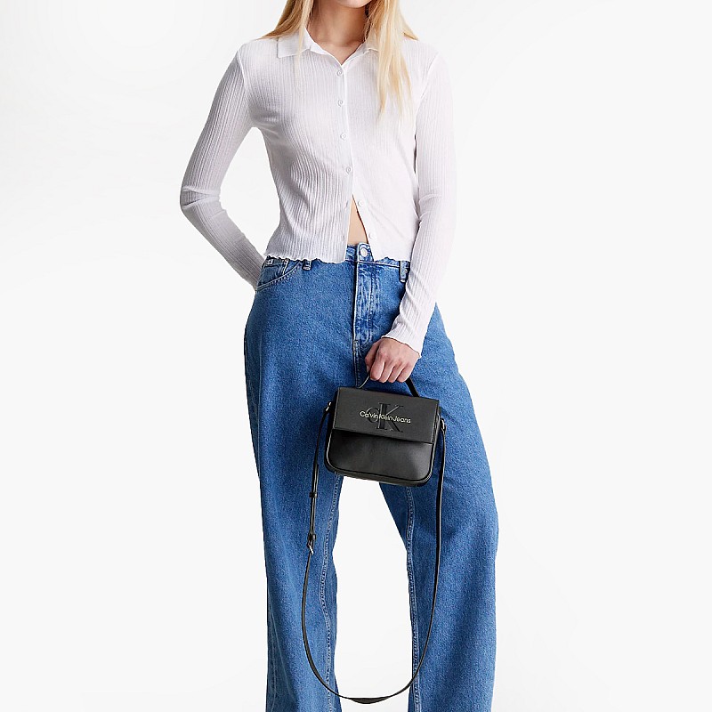 Γυναικείες Τσάντες Boxy.Flap Μαύρο ECOleather Calvin Klein