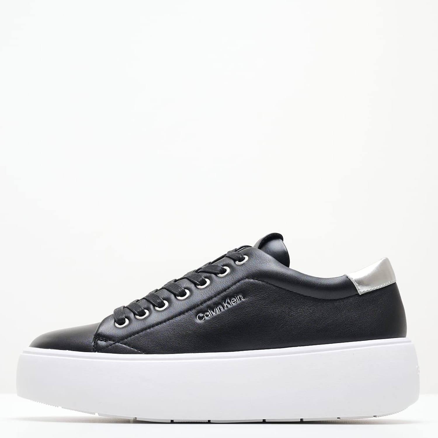 Γυναικεία Παπούτσια Casual Bubble.Cupsole Μαύρο Δέρμα Calvin Klein