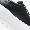 Γυναικεία Παπούτσια Casual Bubble.Cupsole Μαύρο Δέρμα Calvin Klein Casual - Sneakers Calvin Klein Bubble.Cupsole-Black