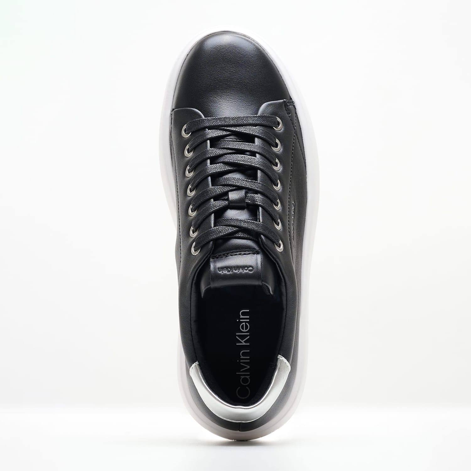 Γυναικεία Παπούτσια Casual Bubble.Cupsole Μαύρο Δέρμα Calvin Klein Casual - Sneakers Calvin Klein Bubble.Cupsole-Black