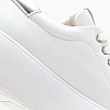 Women Casual Shoes Bubble.Cupsole White Leather Calvin Klein Women Casual Shoes Bubble.Cupsole White Leather Calvin Klein