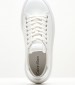 Women Casual Shoes Bubble.Cupsole White Leather Calvin Klein