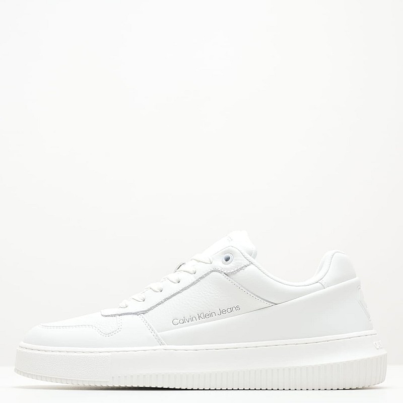 Ανδρικά Παπούτσια Casual Chunky.Insat Άσπρο Δέρμα Calvin Klein