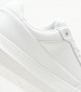 Men Casual Shoes Chunky.Insat White Leather Calvin Klein