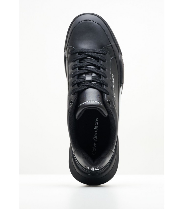 Ανδρικά Παπούτσια Casual Chunkycup2.0 Μαύρο Δέρμα Calvin Klein