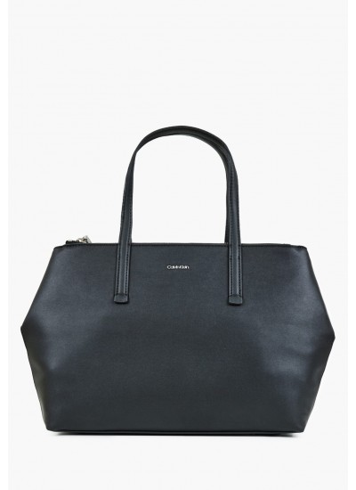 Women Bags Ck.Must Black ECOleather Calvin Klein