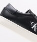 Ανδρικά Παπούτσια Casual Classic.Cup Μαύρο Δέρμα Calvin Klein