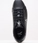 Men Casual Shoes Classic.Cup Black Leather Calvin Klein