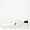 Ανδρικά Παπούτσια Casual Classic.Cup Άσπρο ECOleather Calvin Klein