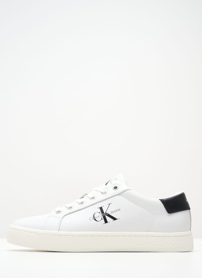 Ανδρικά Παπούτσια Casual Low.Knit Μαύρο Ύφασμα Calvin Klein