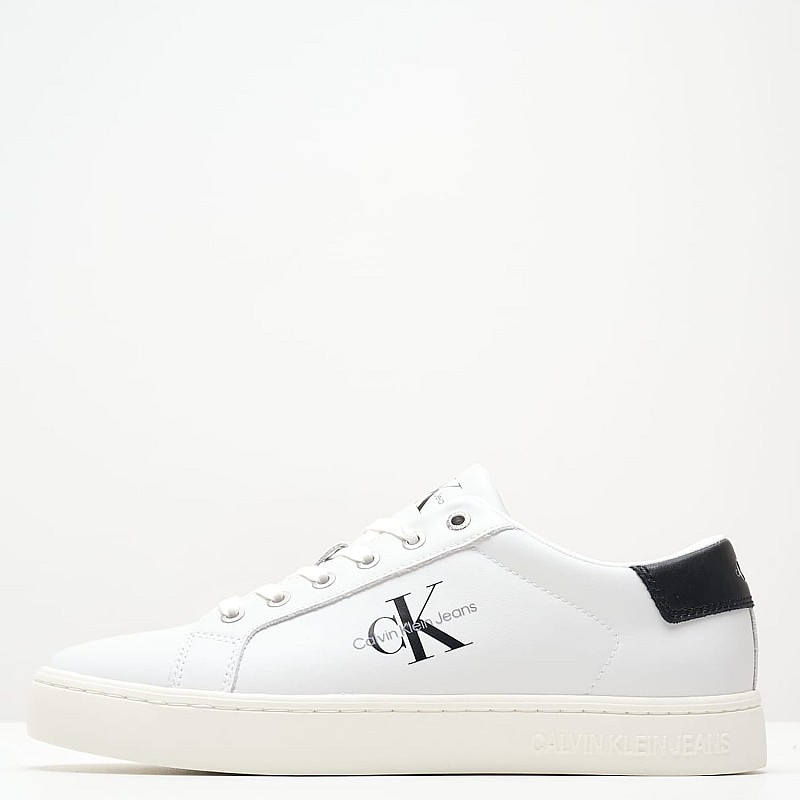 Men Casual Shoes Classic.Cup White ECOleather Calvin Klein