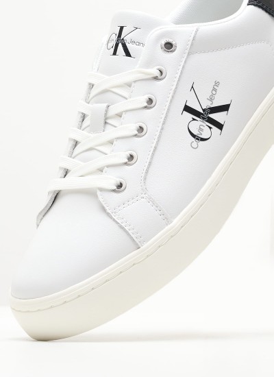 Ανδρικά Παπούτσια Casual Low.Knit Μαύρο Ύφασμα Calvin Klein