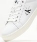 Men Casual Shoes Classic.Cup White ECOleather Calvin Klein