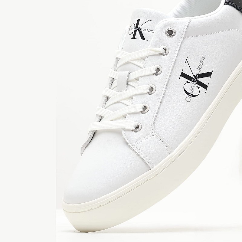Men Casual Shoes Classic.Cup White ECOleather Calvin Klein