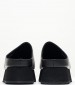 Γυναικεία Mules Close.Flatform Μαύρο Δέρμα Calvin Klein
