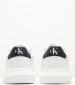 Men Casual Shoes Cupsole.Chunky White Leather Calvin Klein