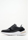 Women Casual Shoes Elevated.Monomix Black Leather Calvin Klein