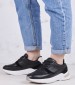 Women Casual Shoes Elevated.Monomix Black Leather Calvin Klein