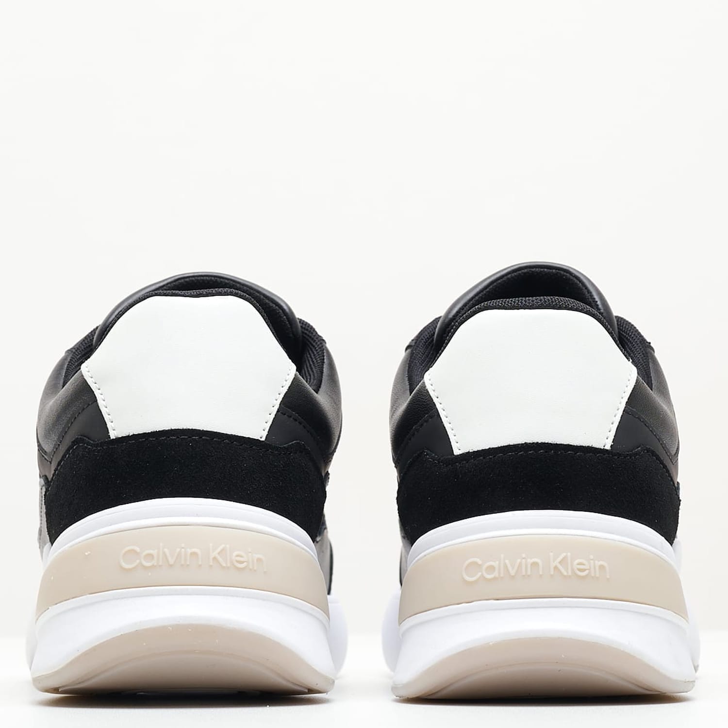 Γυναικεία Παπούτσια Casual Elevated.Monomix Μαύρο Δέρμα Calvin Klein