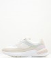 Women Casual Shoes Elevated.Monomix White Leather Calvin Klein