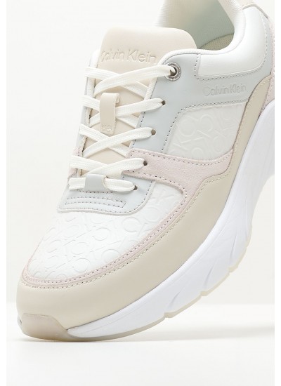 Women Casual Shoes 155642 Pink ECOleather Skechers