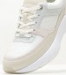 Women Casual Shoes Elevated.Monomix White Leather Calvin Klein