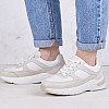 Γυναικεία Παπούτσια Casual Elevated.Monomix Άσπρο Δέρμα Calvin Klein Γυναικεία Παπούτσια Casual Elevated.Monomix Άσπρο Δέρμα Calvin Klein